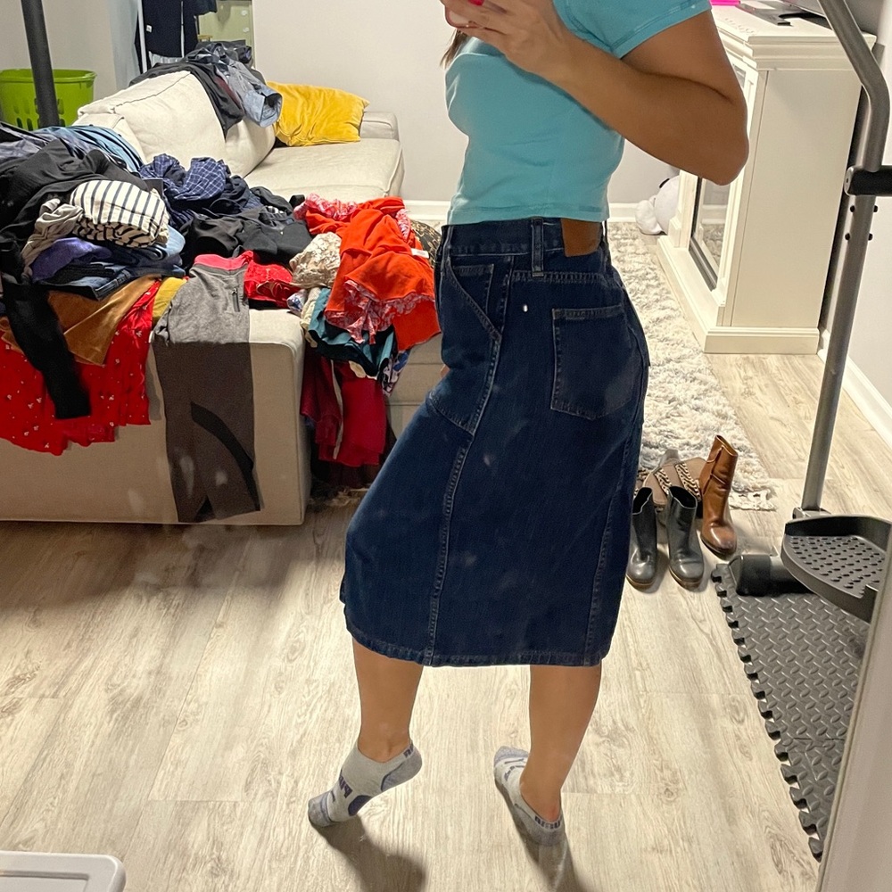 J Crew Denim Skirt - Picture 4 of 5